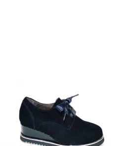 Lacet Compensé Habillé En Velours Noir | Petite Taille Femme | Softwaves Noir