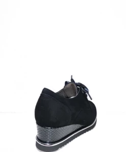 Lacet Compensé Habillé En Velours Noir | Petite Taille Femme | Softwaves Noir -Women Calvin Klein Clothing popular shop 100101 suede cuir noir softwaves 3