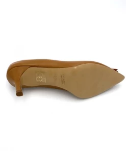 Escarpin à Talon En Cuir Cognac | Petite Pointure Femme | Elena Ricci Cognac -Women Calvin Klein Clothing popular shop 66443 cuir cognac elena ricci 3