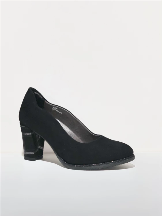 Escarpin En Cuir-velours Noir à Talon | Petite Pointure Femme | SOFTWAVES Noir 2 Escarpin En Cuir-velours Noir à Talon | Petite Pointure Femme | SOFTWAVES Noir – Image 2