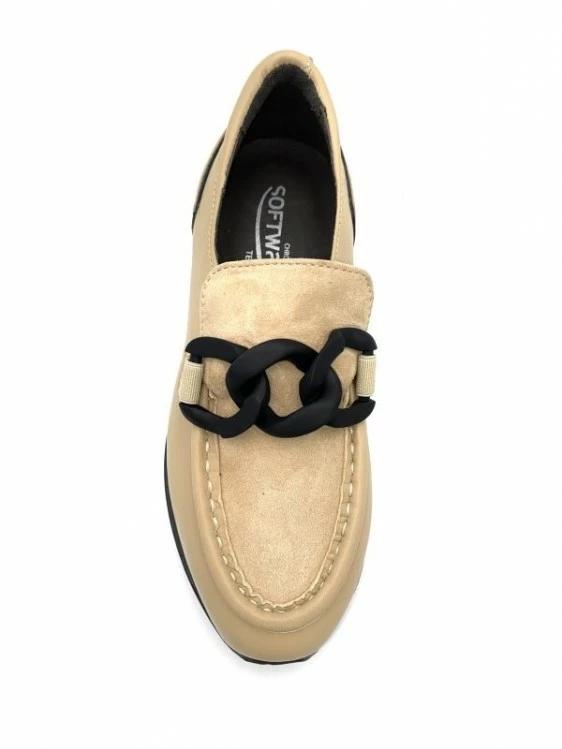 Mocassin Mode Sport Cuir | Petite Pointure Femme | Softwaves Creme 5 Mocassin Mode Sport Cuir | Petite Pointure Femme | Softwaves Creme – Image 5