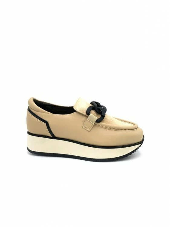 Mocassin Mode Sport Cuir | Petite Pointure Femme | Softwaves Creme 1 Mocassin Mode Sport Cuir | Petite Pointure Femme | Softwaves Creme