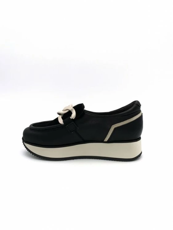 Mocassin Mode Sport Cuir | Petite Pointure Femme | Softwaves Noir 2 Mocassin Mode Sport Cuir | Petite Pointure Femme | Softwaves Noir – Image 2
