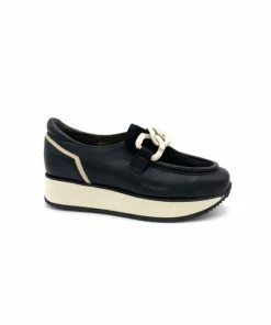 Mocassin Mode Sport Cuir | Petite Pointure Femme | Softwaves Noir