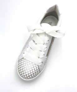 Sneaker Blanche à Lacets Blanc Et Argent En Cuir | Petite Taille Femme | Softwaves Blanc Argent 11 Sneaker Blanche à Lacets Blanc Et Argent En Cuir | Petite Taille Femme | Softwaves Blanc Argent -Women Calvin Klein Clothing popular shop 85002 cuir blanc argent softwaves 5