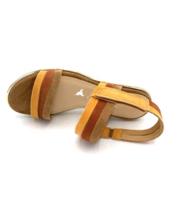Sandale Plate à Velcro En Velours Cuir Orange | Petite Pointure Femme |Softwaves Orange -Women Calvin Klein Clothing popular shop 85202 velours cuir orange softwaves 2