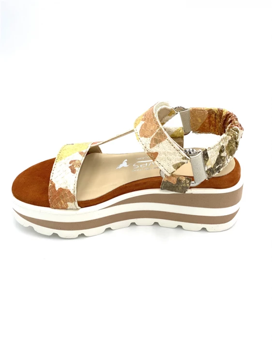 Sandale Compensée En Cuir Orange | Petite Taille Femme | Softwaves Orange 2 Sandale Compensée En Cuir Orange | Petite Taille Femme | Softwaves Orange – Image 2