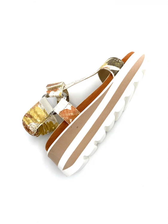 Sandale Compensée En Cuir Orange | Petite Taille Femme | Softwaves Orange 4 Sandale Compensée En Cuir Orange | Petite Taille Femme | Softwaves Orange – Image 4