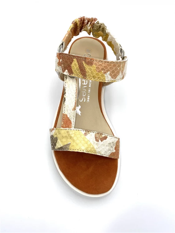 Sandale Compensée En Cuir Orange | Petite Taille Femme | Softwaves Orange 5 Sandale Compensée En Cuir Orange | Petite Taille Femme | Softwaves Orange – Image 5