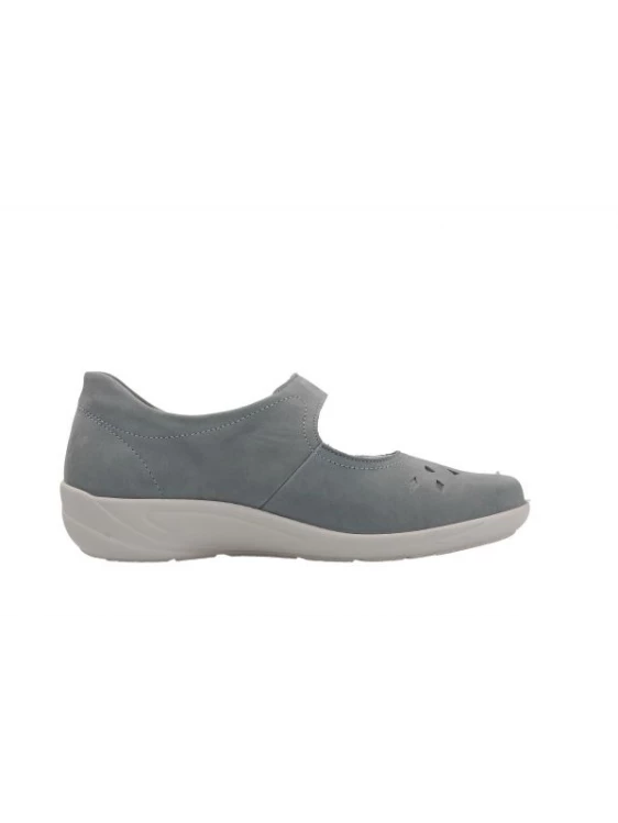 Ballerine Confort à Scratch En Nubuck Bleu Ciel | Petite Pointure Femme | Semler Bleu Ciel 3 Ballerine Confort à Scratch En Nubuck Bleu Ciel | Petite Pointure Femme | Semler Bleu Ciel – Image 3