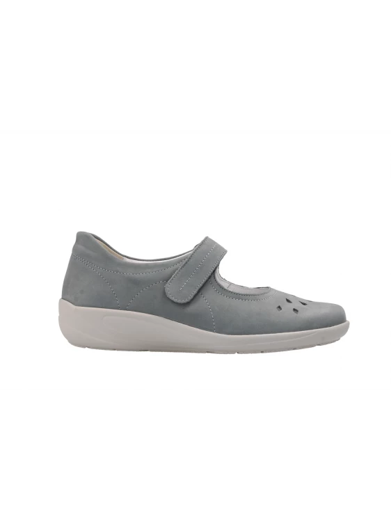 Ballerine Confort à Scratch En Nubuck Bleu Ciel | Petite Pointure Femme | Semler Bleu Ciel 1 Ballerine Confort à Scratch En Nubuck Bleu Ciel | Petite Pointure Femme | Semler Bleu Ciel