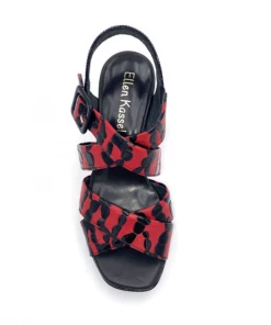 Sandale à Talon Haut En Cuir Noir Et Rouge | Petite Pointure Femme | ELLEN KASSEL Noir Rouge 9 Sandale à Talon Haut En Cuir Noir Et Rouge | Petite Pointure Femme | ELLEN KASSEL Noir Rouge -Women Calvin Klein Clothing popular shop d 3644 cuir noir rouge ellen kassel 4