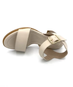 Ellen Kassel Sandale Talon Haut Fantaisie D-4505 Beige -Women Calvin Klein Clothing popular shop d 4505 cuir beige ellen kassel 2