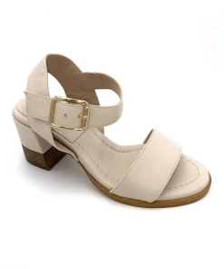Ellen Kassel Sandale Talon Haut Fantaisie D-4505 Beige