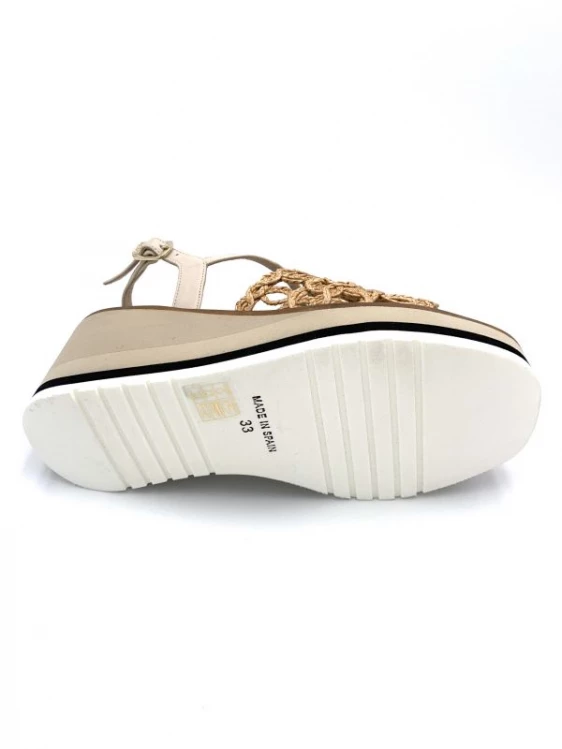 Sandale Compensée En Cuir Beige | Petite Pointure Femme | Ellen Kassel Beige 4 Sandale Compensée En Cuir Beige | Petite Pointure Femme | Ellen Kassel Beige – Image 4