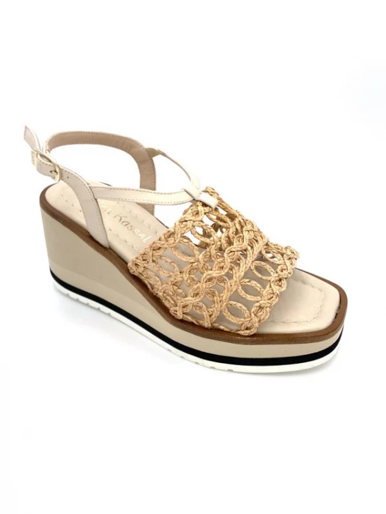 Sandale Compensée En Cuir Beige | Petite Pointure Femme | Ellen Kassel Beige 1 Sandale Compensée En Cuir Beige | Petite Pointure Femme | Ellen Kassel Beige