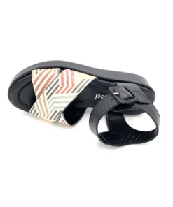 Ellen Kassel Sandale Fantaisie Plateau Noir D-4602 Noir Multi -Women Calvin Klein Clothing popular shop d 4602 cuir noir multi ellen kassel 2