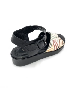 Ellen Kassel Sandale Fantaisie Plateau Noir D-4602 Noir Multi -Women Calvin Klein Clothing popular shop d 4602 cuir noir multi ellen kassel 4