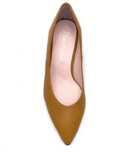 Escarpin Pointu à Talon En Cuir Cognac | Petite Taille Femme | Ellen Kassel Camel -Women Calvin Klein Clothing popular shop d 5060b cuir camel ellen kassel 4