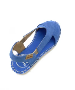 Espadrille Plate En Nubucks Bleu | Petite Pointure Femme | Toni Pons Jeans -Women Calvin Klein Clothing popular shop elda nubuck jeans toni pons 3