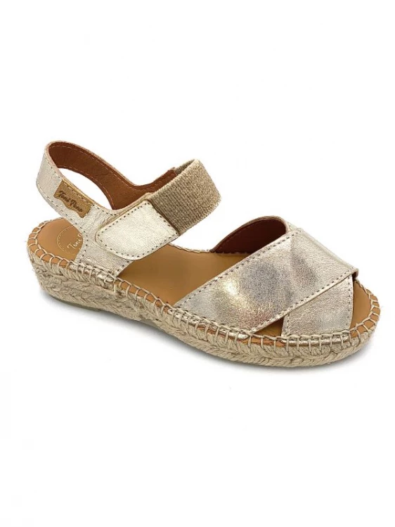Espadrille En Cuir Platine à élastique | Petite Taille Femme | Toni Pons Platine 1 Espadrille En Cuir Platine à élastique | Petite Taille Femme | Toni Pons Platine
