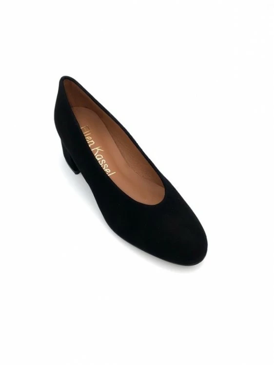 Escarpin Trotteur Couvrant En Cuir Suédé Noir | Petite Taille Femme | Ellen Kassel Noir 5 Escarpin Trotteur Couvrant En Cuir Suédé Noir | Petite Taille Femme | Ellen Kassel Noir – Image 5