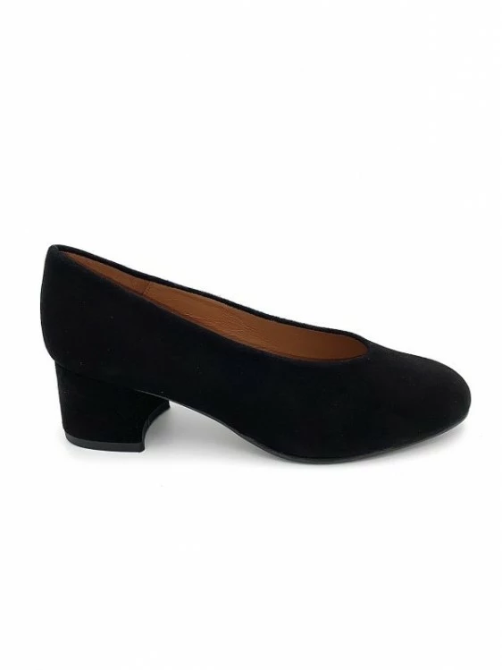Escarpin Trotteur Couvrant En Cuir Suédé Noir | Petite Taille Femme | Ellen Kassel Noir 1 Escarpin Trotteur Couvrant En Cuir Suédé Noir | Petite Taille Femme | Ellen Kassel Noir