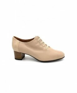 Mocassin Habillé à Talon Beige | Petite Pointure Femme | Ellen Kassel Beige