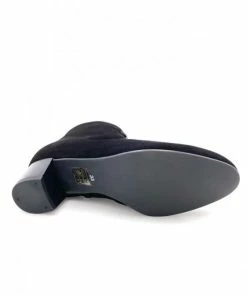 Boots à Talon Avec Zip En Velours Cuir Noir | Petite Pointure Femme | Ellen Kassel Noir -Women Calvin Klein Clothing popular shop f1780 velours cuir noir ellen kassel 2