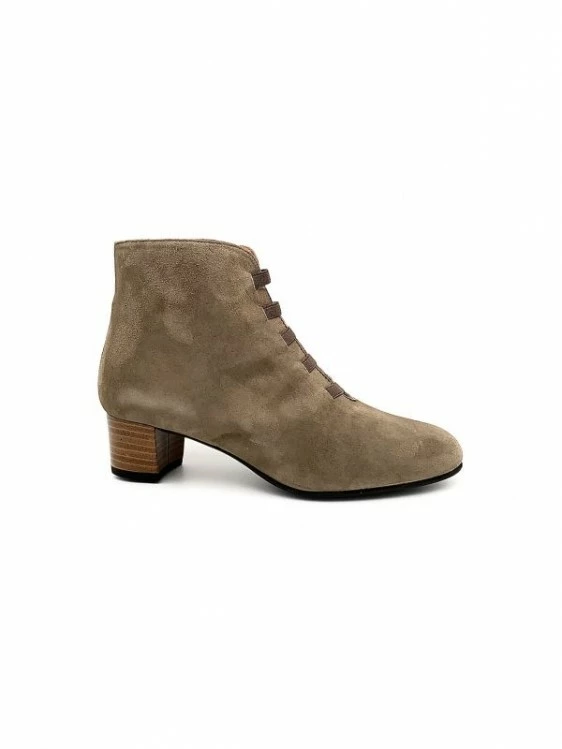 Bottine à Talon En Velours Vert | Petite Pointure Femme | Ellen Kassel Vert 1 Bottine à Talon En Velours Vert | Petite Pointure Femme | Ellen Kassel Vert