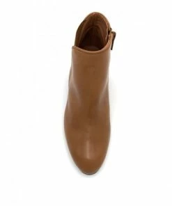 Bottine Chelsea En Cuir Cognac à Talon | Petite Pointure Femme | Ellen Kassel Cognac -Women Calvin Klein Clothing popular shop f1841 cuir cognac ellen kassel 4