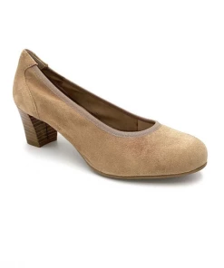Escarpin Souple En Velours Camel à Talon | Petite Taille Femme | Ellen Kassel Camel