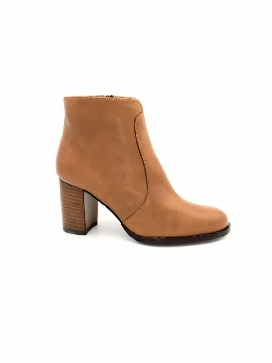 Bottine à Talon En Cuir Cognac | Petite Pointure Femme | Ellen Kassel Cognac 1 Bottine à Talon En Cuir Cognac | Petite Pointure Femme | Ellen Kassel Cognac