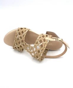 Chaussure Sandale Tressé à Talon En Cuir Camel | Petite Pointure Femme | Ellen Kassel Camel -Women Calvin Klein Clothing popular shop f4089 cuir camel ellen kassel 2