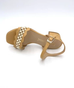 Sandale En Cuir Camel à Talon | Petite Taille Femme | Ellen Kassel Camel -Women Calvin Klein Clothing popular shop f4345 cuir camel ellen kassel 2