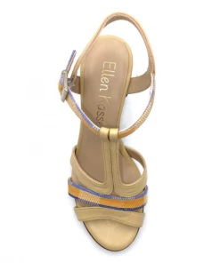 Sandale Haut Talon En Cuir Sable | Petite Pointure Femme | Ellen Kassel Sable -Women Calvin Klein Clothing popular shop f4371 suede textile sable ellen kassel 4