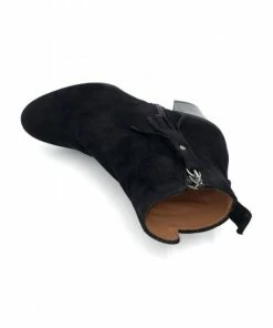 Bottine à Zip à Talon Et Fantaisie En Nubuck Noir | Petite Pointure Femme | Ellen Kassel Noir -Women Calvin Klein Clothing popular shop f4515 nubuck noir ellen kassel 4