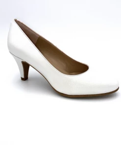 Ellen Kassel Escarpin Incontournable Blanc Irisé