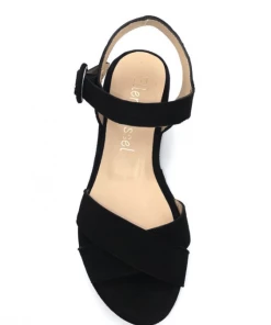 Sandale Compensée En Velours Noir | Petite Taille Femme | Ellen Kassel Noir -Women Calvin Klein Clothing popular shop fz2096b velours noir ellen kassel 2