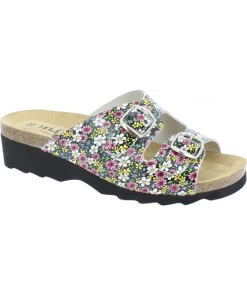 Chaussures Mule Réglable En Cuir | Petite Taille Femme | Artika Noir