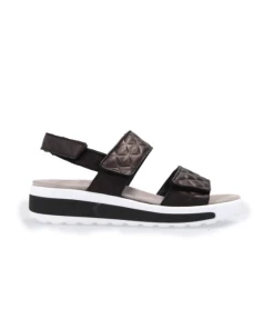 Semler Sandale 2 Velcro Matellassé Hanna 3015 Noir