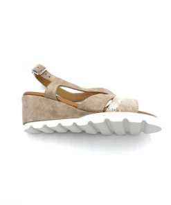 Sandale Compensé En Cuir Nubuck Crème | Petite Pointure Femme | MINI MAXI Creme -Women Calvin Klein Clothing popular shop i 1932 nubuck creme mini maxi 3