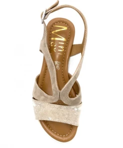 Sandale Compensé En Cuir Nubuck Crème | Petite Pointure Femme | MINI MAXI Creme -Women Calvin Klein Clothing popular shop i 1932 nubuck creme mini maxi 4