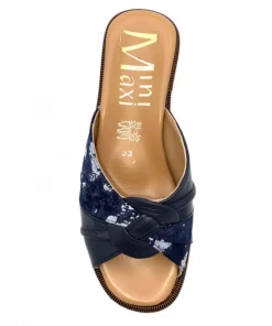 Mule En Cuir Et Nubuck Marine Fantaisie | Petite Pointure Femme | Mini Maxi Marine -Women Calvin Klein Clothing popular shop i 868 cuir nubuck marine mini maxi 5