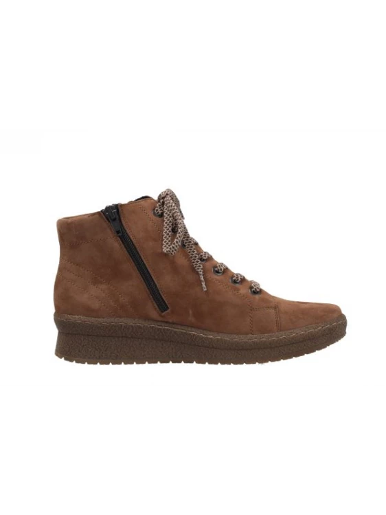 Basket Montante à Lacets En Cognac En Velours Cuir | Petite Pointure Femme | Semler Cognac 3 Basket Montante à Lacets En Cognac En Velours Cuir | Petite Pointure Femme | Semler Cognac – Image 3