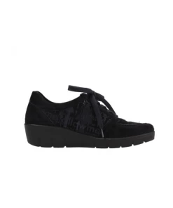 Lacet Compensé En Velours Marine | Petite Pointure Femme | Semler Marine -Women Calvin Klein Clothing popular shop judith 7085 chevre velours m semler 2