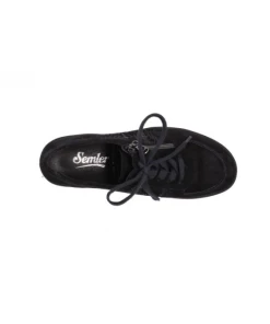 Lacet Compensé En Velours Marine | Petite Pointure Femme | Semler Marine -Women Calvin Klein Clothing popular shop judith 7085 chevre velours m semler 4