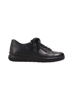 Sneakers Confort à Lacet En Cuir Marine | Petite Taille Femme | Semler Marine