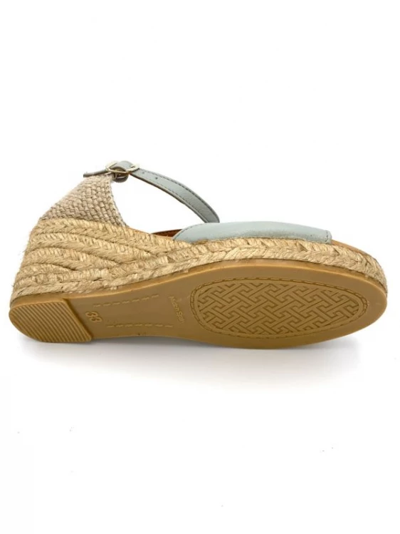 Espadrille Compensée Avec Sa Boucle En Cuir Bleu Ciel | Petite Taille Femme |Toni Pons Ciel 4 Espadrille Compensée Avec Sa Boucle En Cuir Bleu Ciel | Petite Taille Femme |Toni Pons Ciel – Image 4