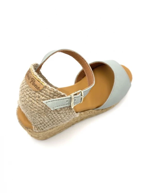Espadrille Compensée Avec Sa Boucle En Cuir Bleu Ciel | Petite Taille Femme |Toni Pons Ciel 6 Espadrille Compensée Avec Sa Boucle En Cuir Bleu Ciel | Petite Taille Femme |Toni Pons Ciel – Image 6